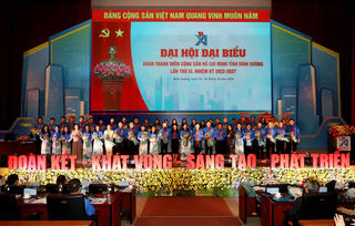 Ra mắt Ban Chấp hành Đoàn TNCS Hồ Chí Minh tỉnh Bình Dương khóa XI, nhiệm kỳ 2022-2027