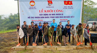 Lào Cai: Xây dựng 8 ngôi nhà cho người dân bị ảnh hưởng bão số 3