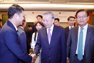 Tổng Bí thư Tô Lâm gặp gỡ lãnh đạo một số tập đoàn lớn của Hàn Quốc