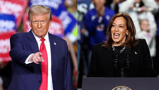 Bầu cử Mỹ: Ông Trump tạm dẫn trước bà Harris với tỷ lệ 15-8