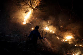 Phi công Hàn Quốc tử nạn trong quá trình chữa cháy rừng