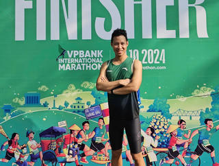 Runner bị ung thư máu phá kỉ lục cá nhân full marathon tại VPIM 2024