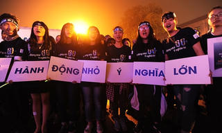 Giờ trái đất: Nhiều nơi đồng loạt tắt đèn
