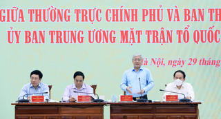 Khai mạc Hội nghị giữa Thường trực Chính phủ và Ban Thường trực UBTƯ MTTQ Việt Nam