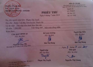 Nộp tiền để mượn đường vận chuyển lâm sản