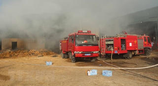 Nghệ An: Nhanh chóng khống chế vụ cháy tại Công ty sản xuất tăm tre