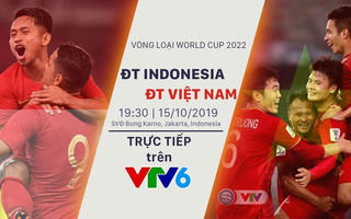 VTV sẽ phát sóng trận Indonesia - Việt Nam