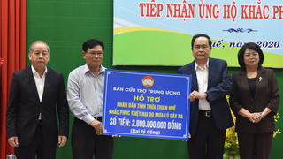 Ban cứu trợ Trung ương tiếp tục hỗ trợ Thừa Thiên – Huế 2 tỷ đồng