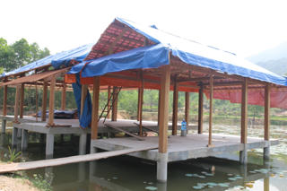 Tiến hành tháo dỡ khu nghỉ dưỡng trái phép trong rừng phòng hộ Trà Lý