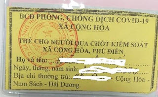 Vụ 'thu tiền cấp thẻ qua chốt kiểm dịch' ở Hải Dương: Kỷ luật 2 lãnh đạo xã