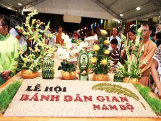 18 vạn lượt khách tham quan Lễ hội Bánh dân gian Nam Bộ