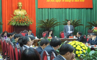 Thành ủy Hà Nội thực hiện 8 chương trình công tác lớn