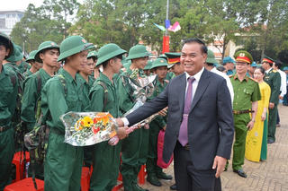 Đắk Lắk giao nhận quân năm 2018, hoàn thành 100% chỉ tiêu