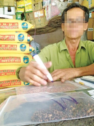 Hạt giống rau mầm trôi nổi chứa hóa chất gây ung thư