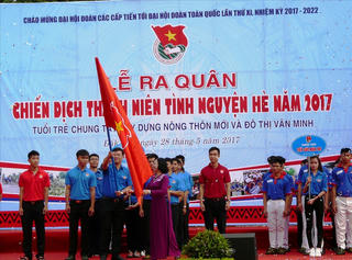 Ra quân Chiến dịch Thanh niên tình nguyện Hè 2017