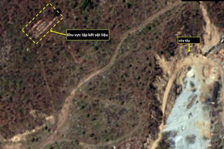 Triều Tiên xây dựng đài quan sát gần bãi thử hạt nhân