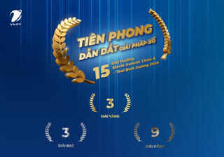 VNPT ‘ẵm’ liền 15 giải tại Stevie Awards châu Á - Thái Bình Dương 2020