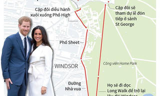 [Infographics] Hôn lễ của Hoàng tử Anh Harry và Meghan Markle