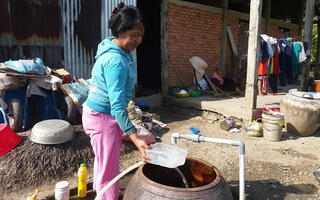 Tiền Giang: Cấp nước sinh hoạt miễn phí cho người dân địa bàn khó khăn