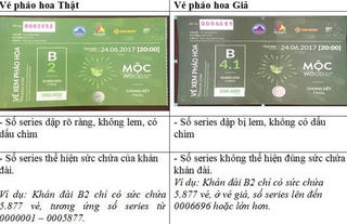 Xuất hiện vé giả tại Lễ hội pháo hoa quốc tế Đà Nẵng 2017