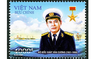 Phát hành tem kỷ niệm 100 năm Ngày sinh Đô đốc Giáp Văn Cương