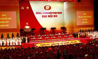 Thông cáo báo chí về ngày làm việc thứ sáu Đại hội XII của Đảng
