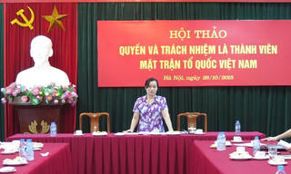 Hội thảo quyền và trách nhiệm là thành viên MTTQ Việt Nam