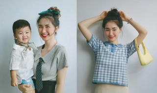 Thời trang như ‘gái 18’ của mẹ bỉm Hòa Minzy