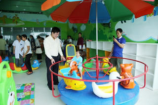 Khánh thành phòng chơi cho trẻ em tại BV Nhi Trung ương