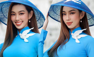 Thùy Tiên nhận 'cơn mưa' lời khen với trang phục áo dài nền nã trên đất Thái