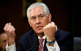 Ngoại trưởng Mỹ John Kerry chia tay nhân viên Bộ Ngoại giao
