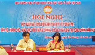 Tập huấn công tác bảo vệ, chăm sóc, giáo dục trẻ em và phòng, chống HIV/AIDS