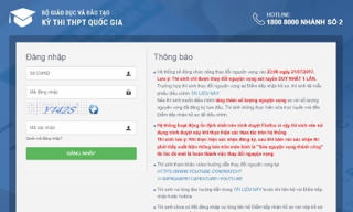 Thí sinh được cấp tài khoản phần mềm quản lý thi THPT quốc gia