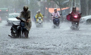 Bắc Bộ có mưa diện rộng