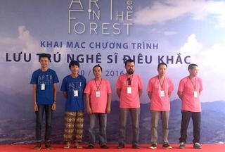 Khởi động trại sáng tác điêu khắc tại Đại Lải