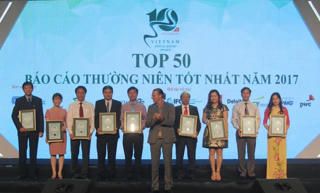 Nhiều công ty dầu khí nhận giải thưởng Báo cáo thường niên 2017