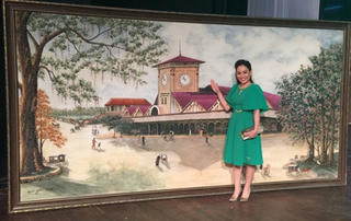 Đấu giá tranh đá 'Chợ Bến Thành' ủng hộ đồng bào Quảng Ninh
