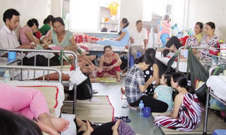 Nhiều trẻ em nhập viện vì nắng nóng