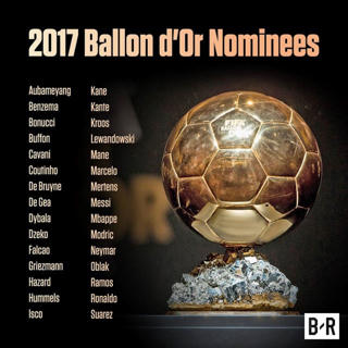 Real Madrid thống trị danh sách đề cử Quả bóng vàng 2017
