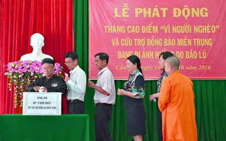 Tiền Giang hỗ trợ nhân dân Hà Tĩnh và Quảng Bình 800 triệu đồng