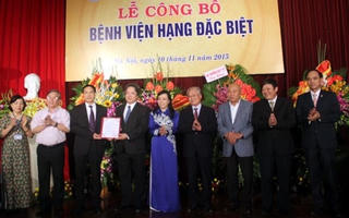 Bệnh viện Việt Đức được xếp hạng đặc biệt