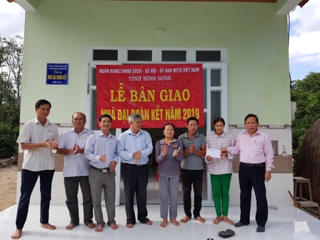 Bình Định: Xây dựng 195 nhà Đại đoàn kết cho hộ nghèo