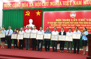 Mặt trận tỉnh Bình Định: Vận động hàng chục tỷ đồng chăm lo người nghèo