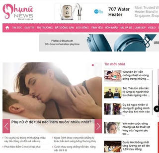 Đình bản 3 tháng chuyên trang Phụ nữ & Đời sống của báo Người đưa tin