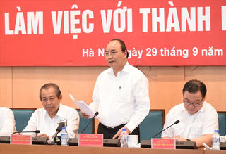 Thủ tướng: Cái gì Hà Nội làm được, làm tốt thì để Hà Nội làm