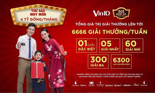 100 tỷ đồng tri ân chủ thẻ VinID trong '365 ngày vui'