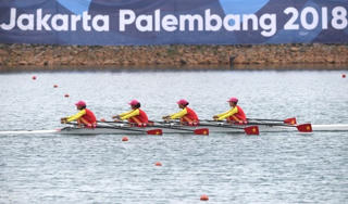 Đội rowing nữ Việt Nam mang về thêm 1 huy chương bạc