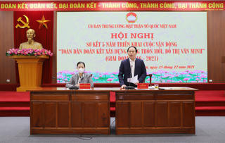 Sự ấm no của nhân dân là thước đo đánh giá cuộc vận động