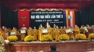 Đại hội Giáo hội Phật giáo tỉnh Nam Định: Đoàn kết, hòa hợp, gắn bó Đạo pháp với Dân tộc 