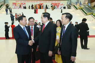 [ẢNH] Lãnh đạo Đảng, Nhà nước dự Khai mạc Đại hội toàn quốc MTTQ Việt Nam lần thứ IX